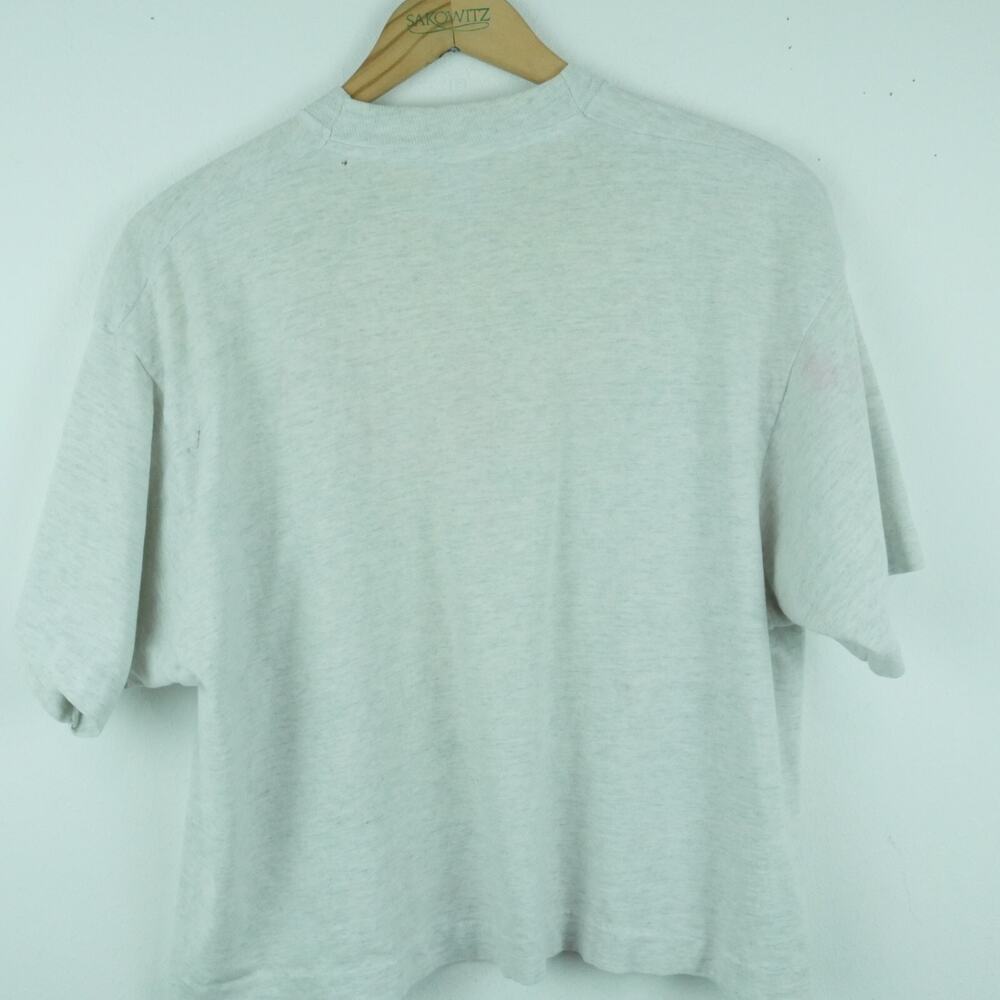 Vintage Univeristy of Hawaii T Shirt Crop 90s Single Stitch Collegiate Surfer - Picture 8 of 9